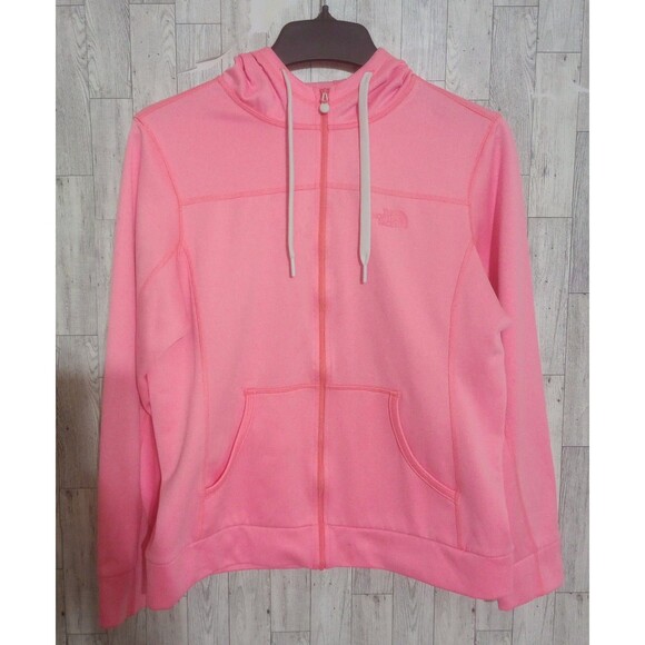 The North Face Tops - The North Face Full Zip Hoodie Sweatshirt Pink Size Large